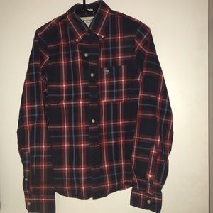 Abercrombie & Fitch Flannel Muscle Shirt Sz S